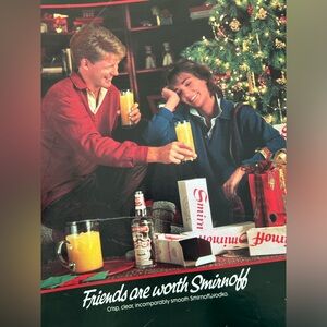 Vintage Smirnoff Life Magazine Advertisement 1986